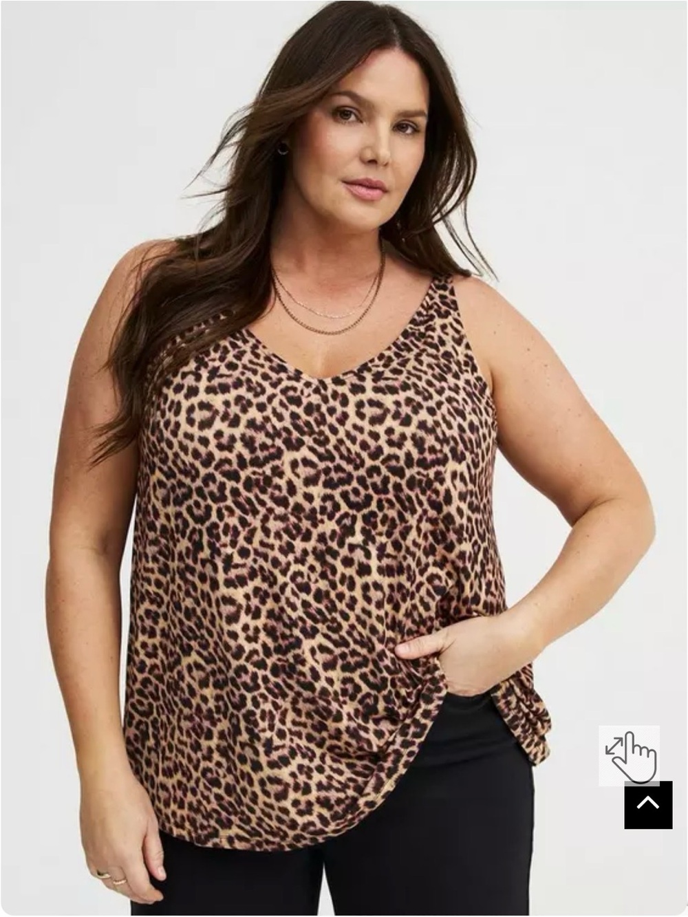 torrid 1X super soft v-neck swing tank